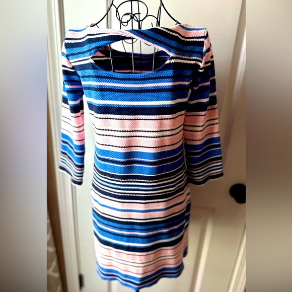 Lilly Pulitzer Womens Paradise Pink The Swim Stripe Bay Dress Size small - Picture 2 of 6